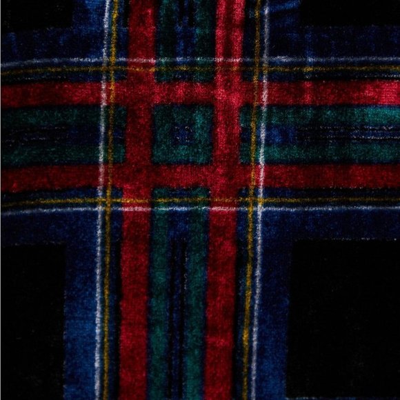 TORRID | Sophie Velvet Swing Cami Plaid Black - Picture 3 of 5